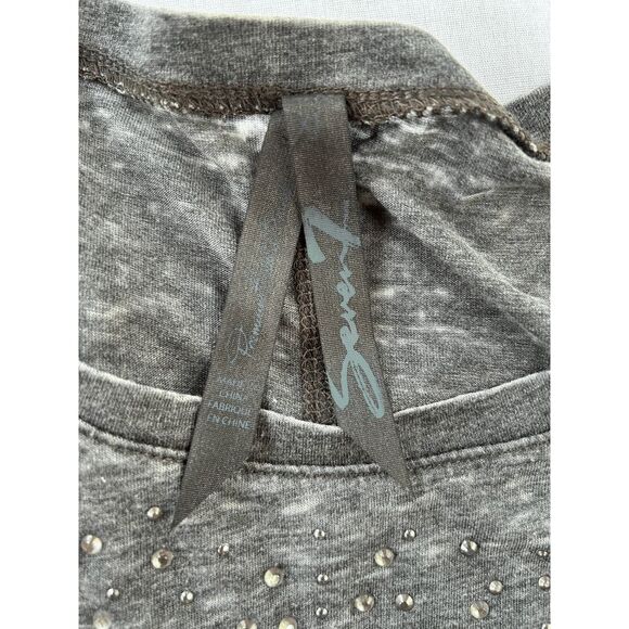 Women's Seven7 Long Sleeve Sequined Tee Shirt Lot, Size XL Black/Red, Western - Picture 3 of 10